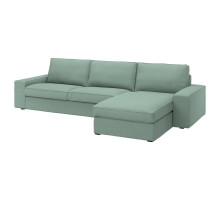 Sofa 4-osobowa z szezlongiem, Tallmyra jasnozielony KIVIK 894.847.87