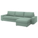 Sofa 4-osobowa z szezlongiem, Tallmyra jasnozielony KIVIK 894.847.87