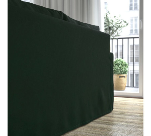 Sofa 3o z szezlongiem, prawy, Tallmyra ciemnozielony HYLTARP 895.149.92