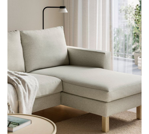 Sofa 3-osobowa z szezlongiem, Gunnared beżowy SALTSJÖBADEN 896.021.54