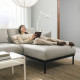 Sofa 4-osobowa z szezlongiem, Lejde jasnoszary ÄPPLARYD 994.295.40