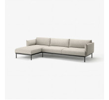 Sofa 4-osobowa z szezlongiem, Lejde jasnoszary ÄPPLARYD 994.295.40