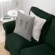 Sofa 3-osobowa, z szezlongiem/Tallmyra ciemnozielony EKTORP 994.305.48