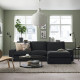 Sofa 3-osobowa z szezlongiem, Tresund antracyt KIVIK 994.828.39
