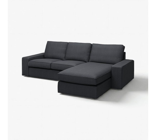 Sofa 3-osobowa z szezlongiem, Tresund antracyt KIVIK 994.828.39