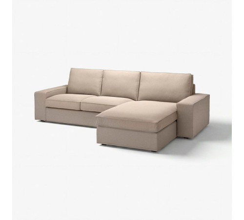 Sofa 3-osobowa z szezlongiem, Tallmyra beżowy KIVIK 994.847.77