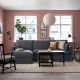 Sofa 3o z szezlongiem, lewy, Gransel szary HYLTARP 995.149.58