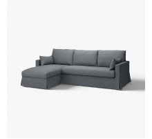 Sofa 3o z szezlongiem, lewy, Gransel szary HYLTARP 995.149.58