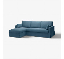 Sofa 3o z szezlongiem, lewy, Tallmyra niebieski HYLTARP 995.150.19