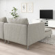 Sofa 4-osobowa, z szezlongiem/Viarp beż/brąz SÖDERHAMN 995.344.28