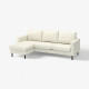Sofa 3-osobowa z szezlongiem, Gunnared beżowy SALTSJÖBADEN 996.226.08