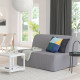 Sofa 2-osobowa, rozkładana, Knisa jasnoszary LYCKSELE LÖVÅS 093.870.35