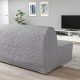 Sofa 2-osobowa, rozkładana, Knisa jasnoszary LYCKSELE LÖVÅS 093.870.35