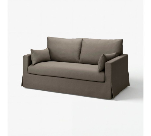 Sofa 2-osobowa, rozkładana, Gransel szarobrązowy HYLTARP 094.895.81