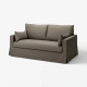 Sofa 2-osobowa, rozkładana, Gransel szarobrązowy HYLTARP 094.895.81