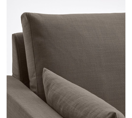 Sofa 2-osobowa, rozkładana, Gransel szarobrązowy HYLTARP 094.895.81