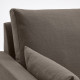 Sofa 2-osobowa, rozkładana, Gransel szarobrązowy HYLTARP 094.895.81