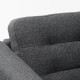 3-местный диван, раскладной, Гуннаред темно-серый/металл LANDSKRONA 094.912.73