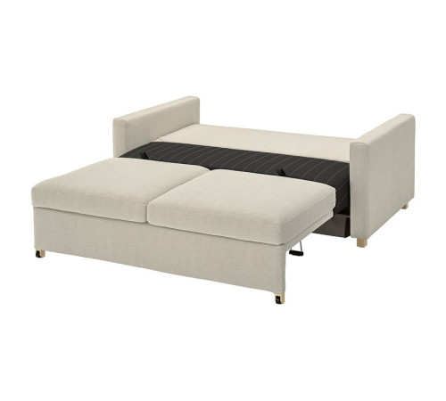 Sofa 2-osobowa, rozkładana, Fridtuna jasnobeżowy SALTSJÖBADEN 096.027.04