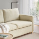 Sofa 2-osobowa, rozkładana, Fridtuna jasnobeżowy SALTSJÖBADEN 096.027.04