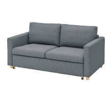 Sofa 2-osobowa, rozkładana, Gunnared średnioszary SALTSJÖBADEN 096.027.37
