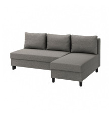3-os sofa rozkładana z szezlongiem, Knisa szarobeżowy ÄLVDALEN 105.306.69