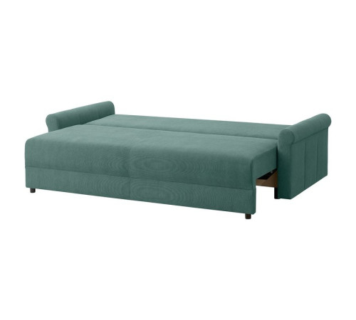 Sofa 3-osobowa, rozkładana, Kelinge szaroturkusowy DÅNHULT 205.724.61
