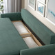 Sofa 3-osobowa, rozkładana, Kelinge szaroturkusowy DÅNHULT 205.724.61