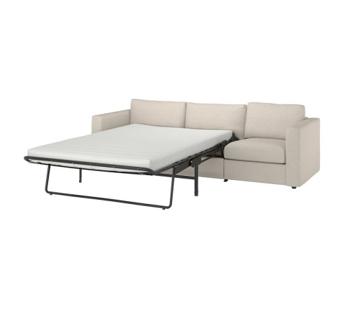 Sofa 3-osobowa, rozkładana, Gunnared beżowy VIMLE 395.452.36