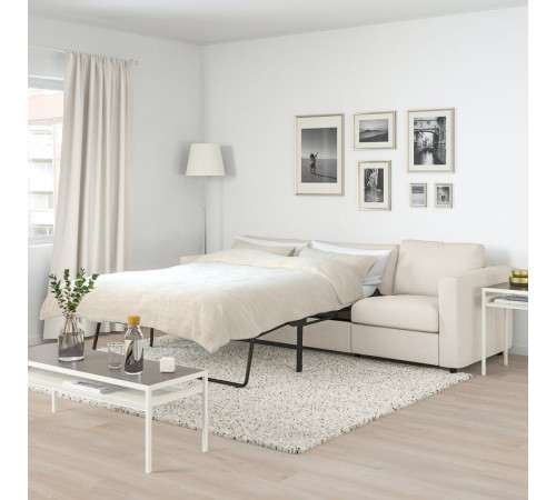 Sofa 3-osobowa, rozkładana, Gunnared beżowy VIMLE 395.452.36