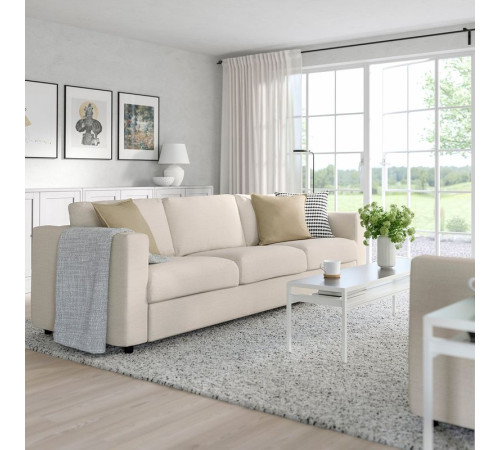 Sofa 3-osobowa, rozkładana, Gunnared beżowy VIMLE 395.452.36