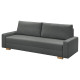 Sofa 3-osobowa, rozkładana, ciemnoszary GRÄLVIKEN 404.453.92