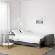 Sofa 3-osobowa, rozkładana, ciemnoszary GRÄLVIKEN 404.453.92