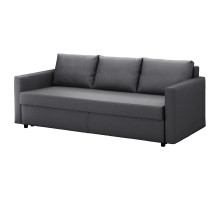 Sofa 3-osobowa, rozkładana, Skiftebo ciemnoszary FRIHETEN 503.411.48