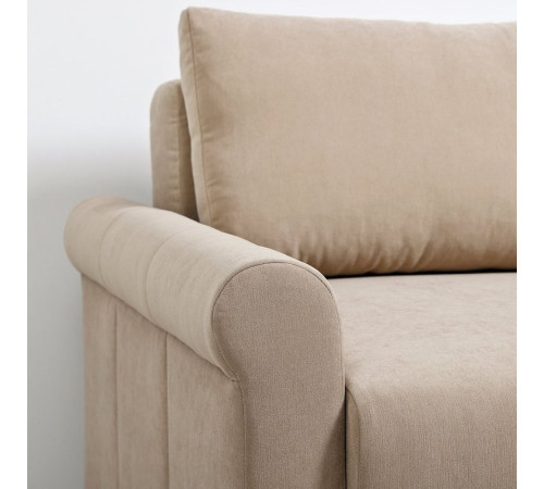 Sofa 3-osobowa, rozkładana, Silkeryd ciemny szarobeżowy DÅNHULT 506.299.51