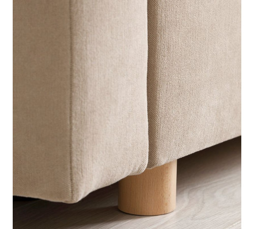 Sofa 3-osobowa, rozkładana, Silkeryd ciemny szarobeżowy DÅNHULT 506.299.51