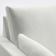 Двухместный раскладной диван Hallarp белого цвета HYLTARP 594.895.88