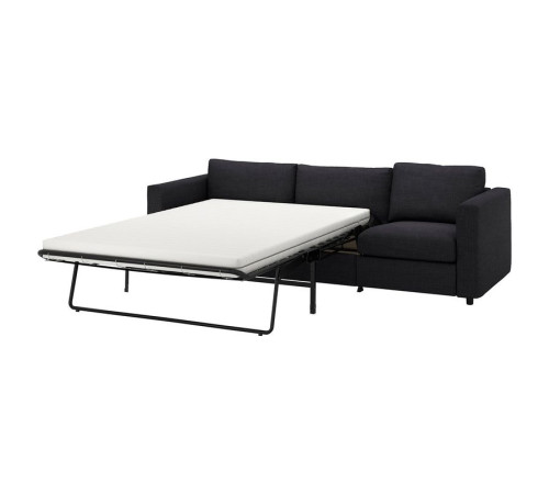 Sofa 3-osobowa, rozkładana, Hillared antracyt VIMLE 595.369.76