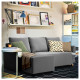3-os sofa rozkładana z szezlongiem, Hakebo ciemnoszary BRISSUND 605.808.69