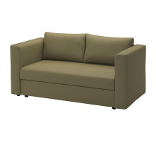 Sofa 2-osobowa, rozkładana, Vissle żółtozielony SKÖNABÄCK 605.825.47