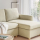 3-os sofa rozkładana z szezlongiem, Fridtuna jasnobeżowy SALTSJÖBADEN 695.990.96