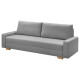 Sofa 3-osobowa, rozkładana, szary GRÄLVIKEN 703.405.67