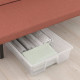 Sofa 3-osobowa, rozkładana, z materacem piankowym/Skartofta czerwony/brązowy NYHAMN 794.999.92