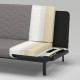 Sofa 3-osobowa, rozkładana, z materacem piankowym/Skartofta czerwony/brązowy NYHAMN 794.999.92