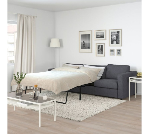 Sofa 3-osobowa, rozkładana, Gunnared średnioszary VIMLE 795.452.77