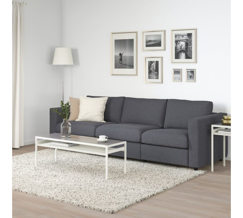Sofa 3-osobowa, rozkładana, Gunnared średnioszary VIMLE 795.452.77
