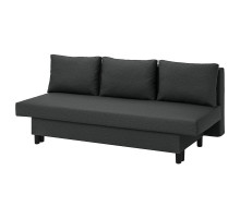 Sofa 3-osobowa, rozkładana, Knisa ciemnoszary ÄLVDALEN 804.625.96