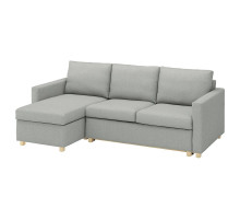 3-os sofa rozkładana z szezlongiem, Tonerud szary SALTSJÖBADEN 895.792.19