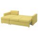3-os sofa rozkładana z szezlongiem, Fridtuna żółty SALTSJÖBADEN 896.026.82