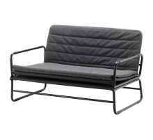 Sofa rozkładana, Knisa ciemnoszary/czarny HAMMARN 903.543.27